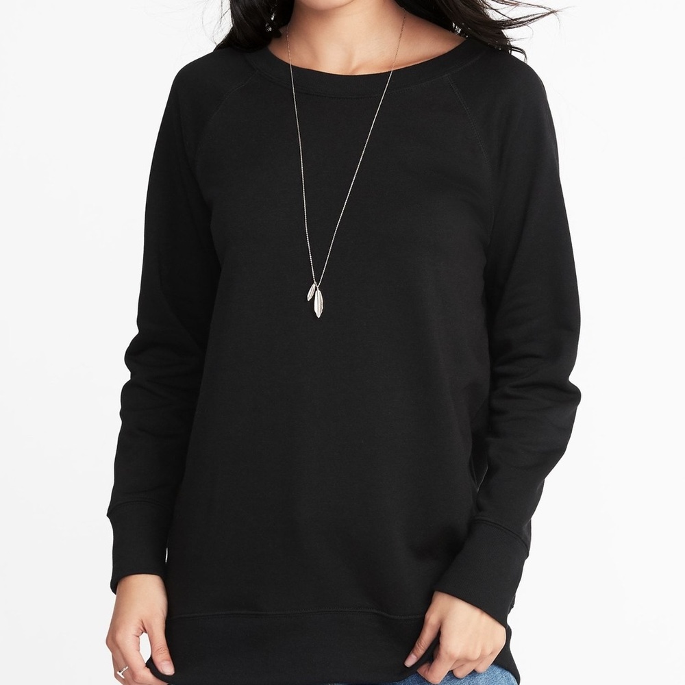 Solid Black Sweatshirt - image 4